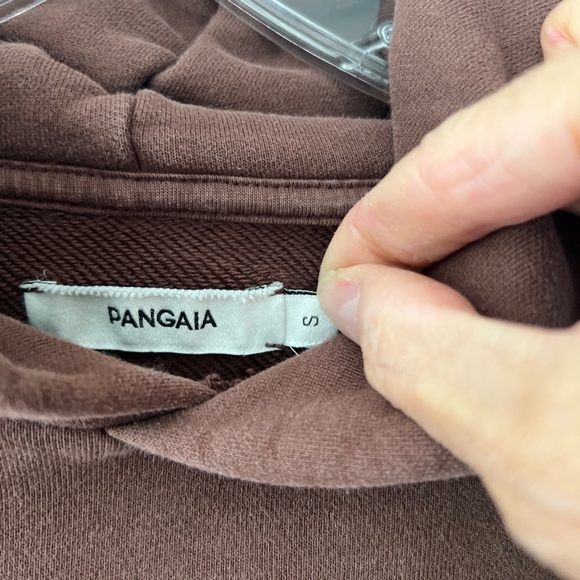 Pangaia Womens 365 Midweight Hoodie Chocolate Brown Sustainable Size Small - Picture 2 of 9